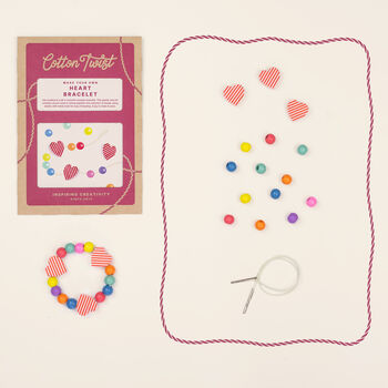 Make Your Own Heart Bracelet Kit, 4 of 4
