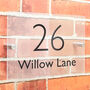 Personalised House Number Sign, thumbnail 1 of 4