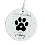 Personalised Pet First Christmas Ceramic Ornament, thumbnail 2 of 7