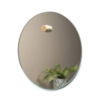 Harpa Standard Round Wall Mirror: Modern And Minimal, 5 of 6