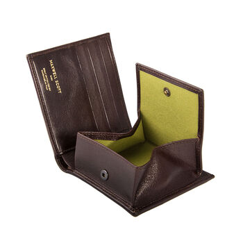 Men's Classic Bifold Wallet With Coin Pouch 'Ticciano', 10 of 12