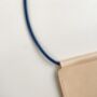 Handmade Leather Phone Carrier With Coloured Strap, thumbnail 3 of 12