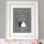 Personalised Classic Wedding Print, thumbnail 1 of 12