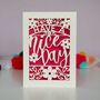 Have A Nice Day Papercut Card, thumbnail 6 of 10