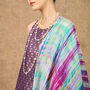 100% Mulberry Silk Scarf, Rainbow Colour In Gift Box, thumbnail 6 of 12