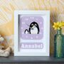 Personalised Children's Penguins Clock, thumbnail 1 of 10