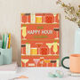2026 Happy Hour Cocktail Wall Calendar, thumbnail 1 of 2
