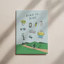 Born To Ride Eco Friendly Cycling Greeting Card, thumbnail 1 of 6