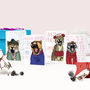 Caroling Cats Christmas Card Pack, thumbnail 1 of 10