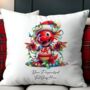 Personalised Wales Dragon And Welsh Sheep In Christmas Lights, thumbnail 3 of 11