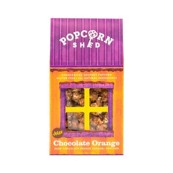 Chocolate Orange Gourmet Popcorn Gift Box, 5 of 5