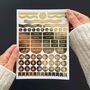 236 Foiled Planner Stickers Pack Of Three Sheets, thumbnail 3 of 6