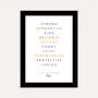 Personalised 60th Birthday Print For Him Meaningful Word Art Gift For Dad Friend Brother Keepsake Wall Art, thumbnail 2 of 6