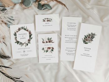 Winter Wedding Invitations, 4 of 4