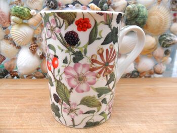 Set Of Six Straight Mugs In Assorted Floral Designs, 7 of 10