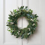 Oversized White Berry Christmas Wreath, thumbnail 1 of 1