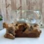 Large Driftwood Molten Glass Bowl Fruit Nuts Food Bowl Handmade Decor 24 28cm, thumbnail 9 of 9