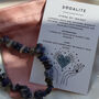 Sodalite Chip Crystal Bracelet For Calm And Truth, thumbnail 2 of 7