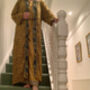 Upcycled Indian Silk Dressing Gown Sundrenched, thumbnail 3 of 3