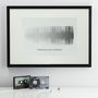 Personalised Sound Wave Art You Can Hear, thumbnail 7 of 11