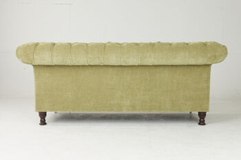 Bretby Two Seater Sofa Leather And Thorn Tweed, 6 of 6