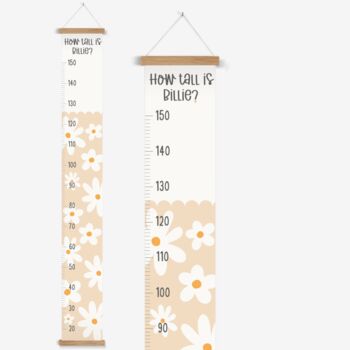 Children's Personalised Daisy Height Chart, 2 of 6