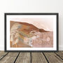 Cliff Tops Earth Toned Landscape Print, thumbnail 6 of 7