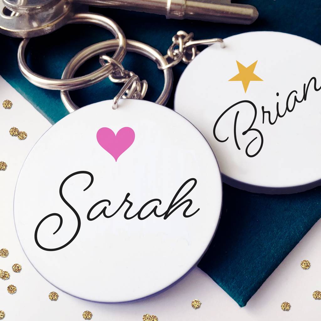 Image of Design Your Own Personalised Keyring Set