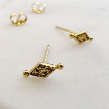 Diamond Dot Studs, 2 of 8