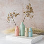 Pastel Bottle Vase With Gold Heart, thumbnail 1 of 12