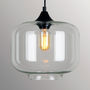 Art Deco Glass Pendant Light, thumbnail 7 of 11