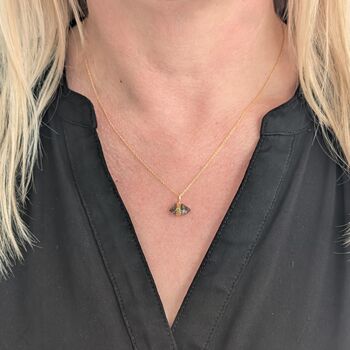 Double Terminated Herkimer Diamond Necklace, 4 of 7