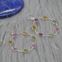 Pink Green Tourmaline Earrings: October Birthstone, thumbnail 4 of 5