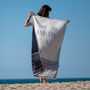 You, Me And The Sea Recycled Blanket, thumbnail 1 of 3