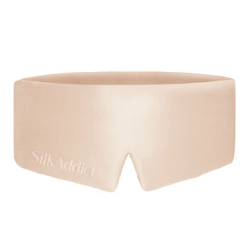 Silk Addict 100% Mulberry Silk Sleep Mask Caramel, 5 of 5