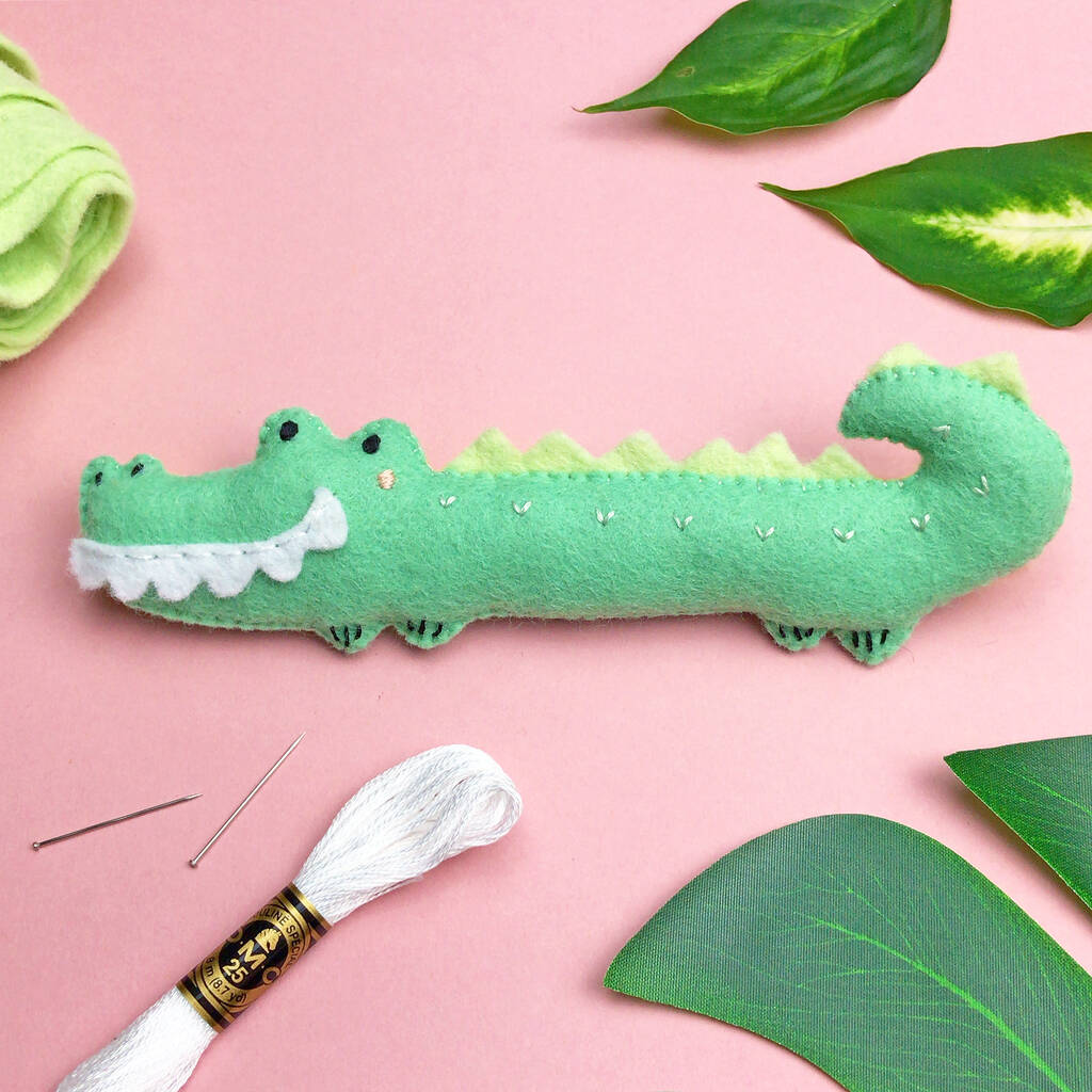 Chester The Crocodile Felt Sewing Kit, 1 of 11