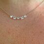 Princess And Round Diamond Tennis Necklace, thumbnail 1 of 5