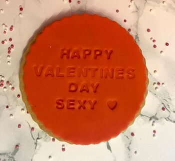 Valentines Day Cheeky Message Cookie Letterbox Gift, 4 of 7