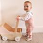 Dotty Fish Queen Of Hearts Soft Leather Baby Shoes With Barefoot Soles, thumbnail 4 of 11