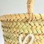 Handmade Christmas Mini Straw 'Love' Basket, thumbnail 11 of 12