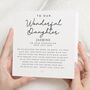 Personalised Graduation Poem Card For Daughter, thumbnail 1 of 7