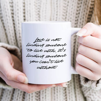 Love Quote Mug Valentine Gift For Him Or Her, 2 of 8