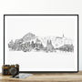 Personalised Your Skyline Illustration Print, thumbnail 1 of 8