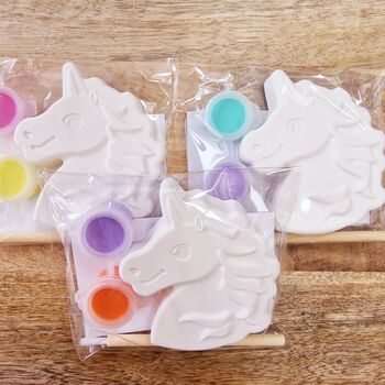 Paint Your Own Unicorn Shape Craft Kit Party Bag Fillers Girls, 2 of 4