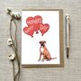 Personalised Boxer Dog Mother's Day Card, thumbnail 1 of 2