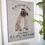 Embroidered Personalised Dog Artwork, thumbnail 2 of 8