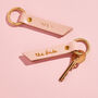 Personalised Leather Maid Of Honour Keyring, thumbnail 2 of 6