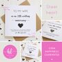 Personalised 11th Anniversary Card With Steel Heart, thumbnail 2 of 7