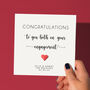 Personalised Engagement Card With Origami Heart, thumbnail 1 of 5