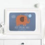 Personalised Children's Elephant Print, thumbnail 4 of 7